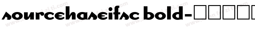 sourcehaseifsc bold字体转换